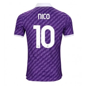 Fiorentina Nicolas Gonzalez #10 Hjemmebanetrøje 2023-24 Kort ærmer